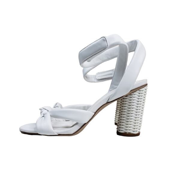 Franco Sarto Womens 8 Oma Ankle Strap Sandal in White NEW - Picture 5 of 11